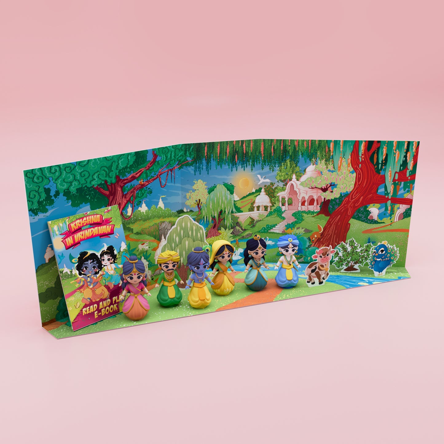 Playset "Krishna & friends in Vrindavan"