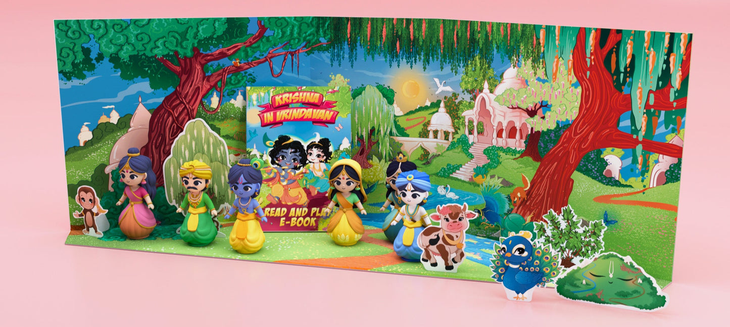 Playset "Krishna & friends in Vrindavan"